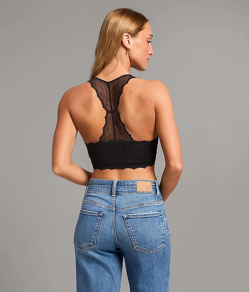 Swiss Dot Mesh Bralette