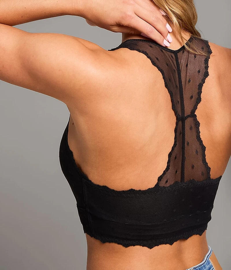 Swiss Dot Mesh Bralette