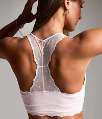 Swiss Dot Mesh Bralette