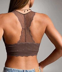 Swiss Dot Mesh Bralette