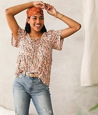 Lace Up Top
