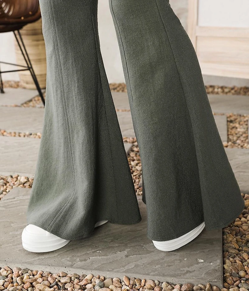 Knit Bell Bottom Pant