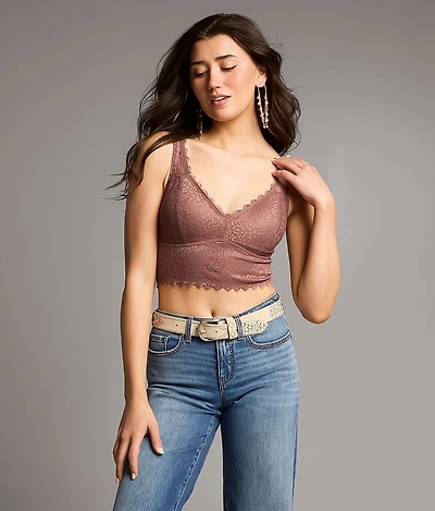 Eyelash Lace Full Coverage Bralette