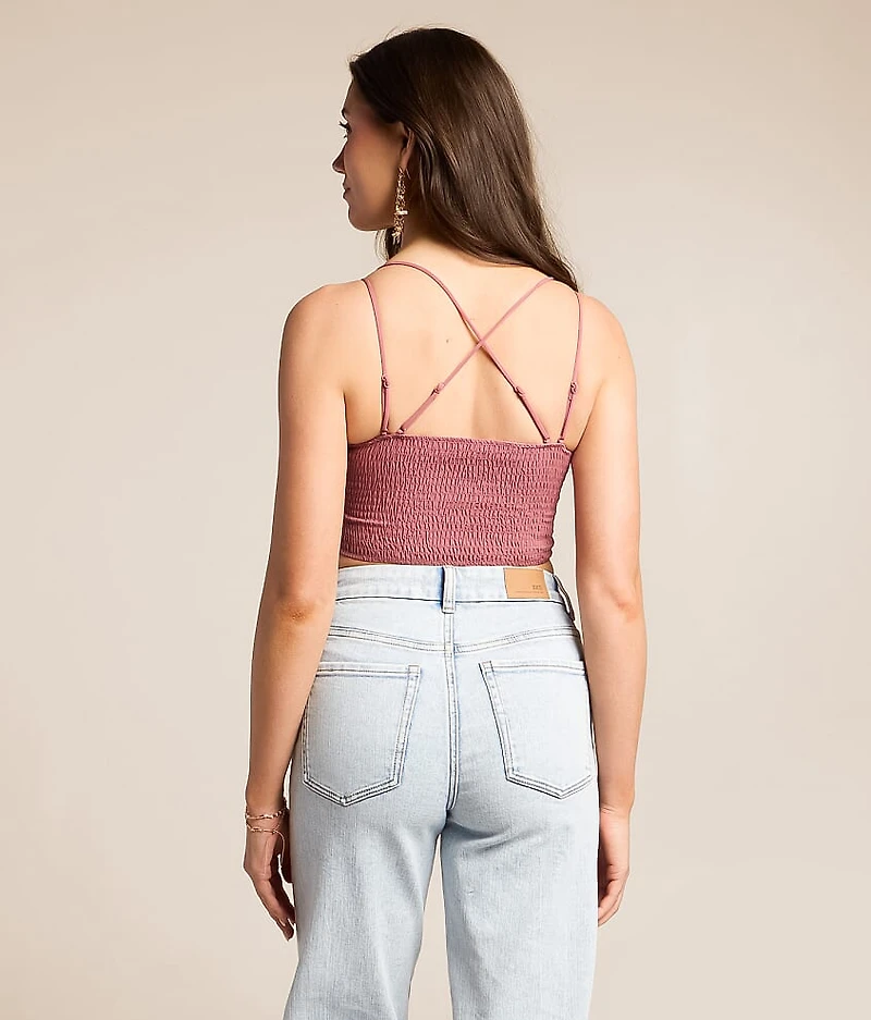 Floral Crochet Lace Brami