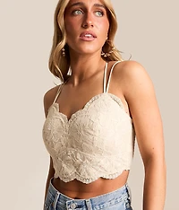 Floral Crochet Lace Brami