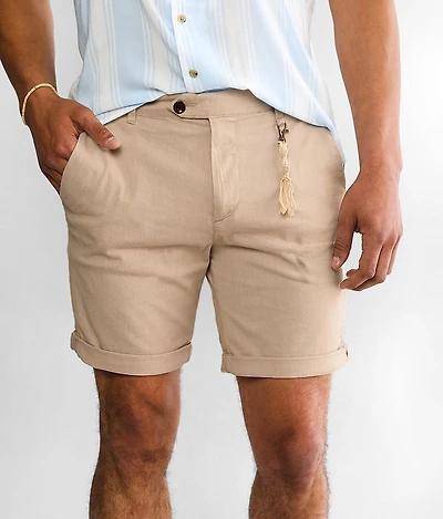 Jack & Jones Sky Linen Cuffed Short