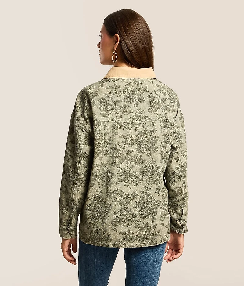 Floral Canvas Jacket