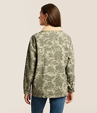 Floral Canvas Jacket