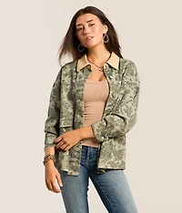 Floral Canvas Jacket