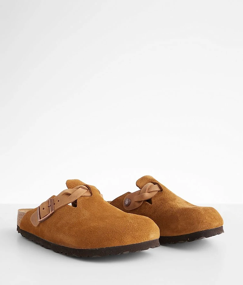 Boston Braided Soft Suede Clog