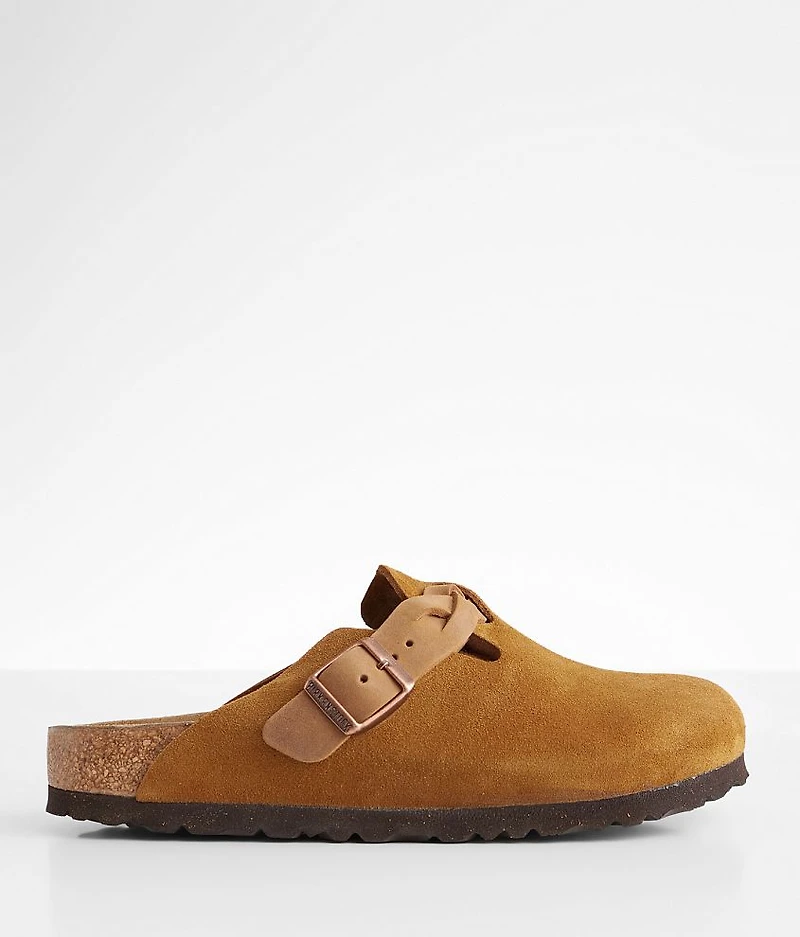 Boston Braided Soft Suede Clog