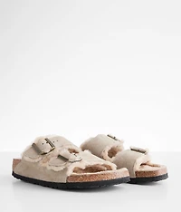 Arizona Suede Shearling Sandal