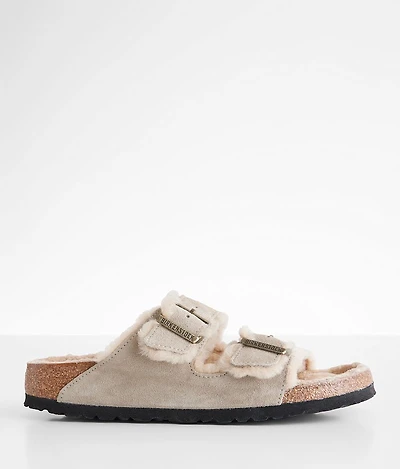 Arizona Suede Shearling Sandal