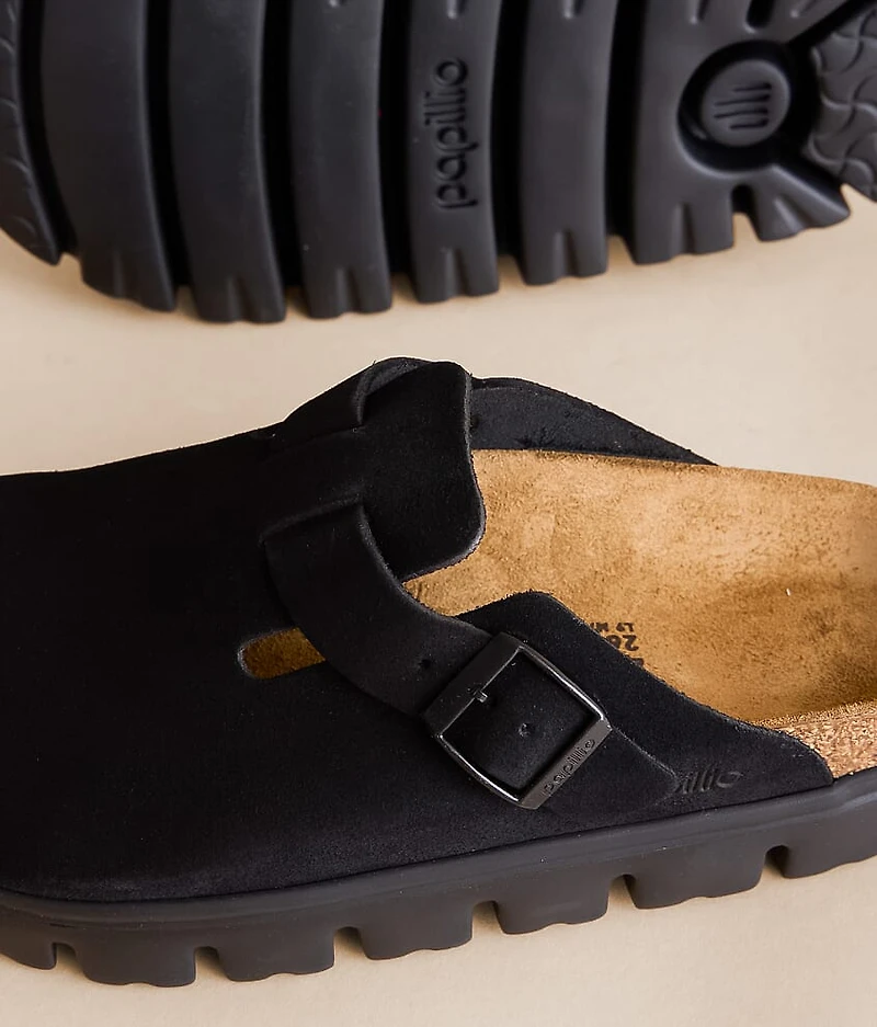 Boston Chunky Suede Clog