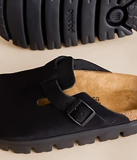 Boston Chunky Suede Clog
