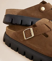 Boston Chunky Leather Clog