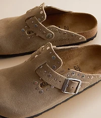 Boston Rivet Border Suede Clog