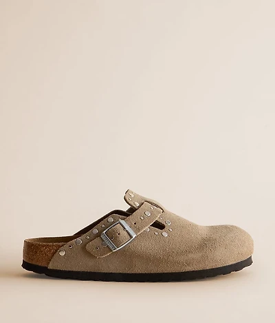 Boston Rivet Border Suede Clog