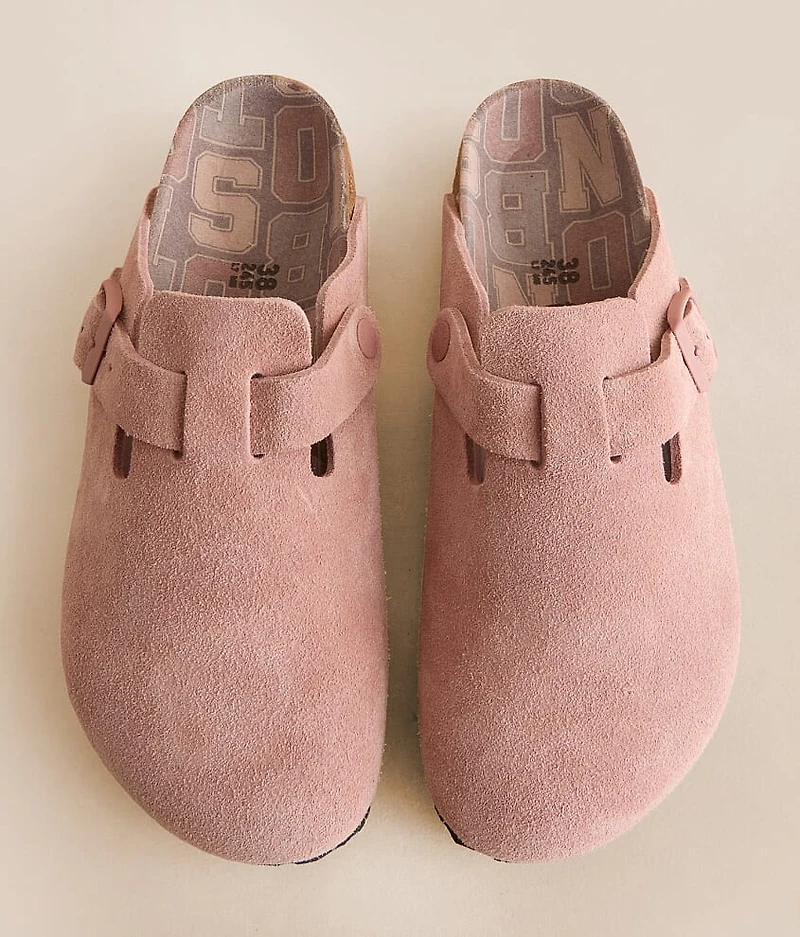 Boston Varsity Suede Clog