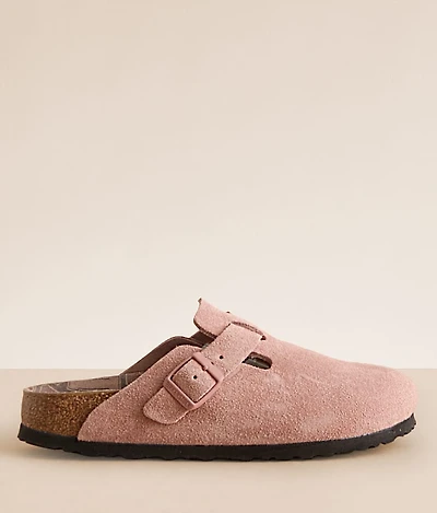 Boston Varsity Suede Clog
