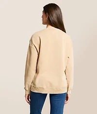 Abstract Landscape Oversized Pullover