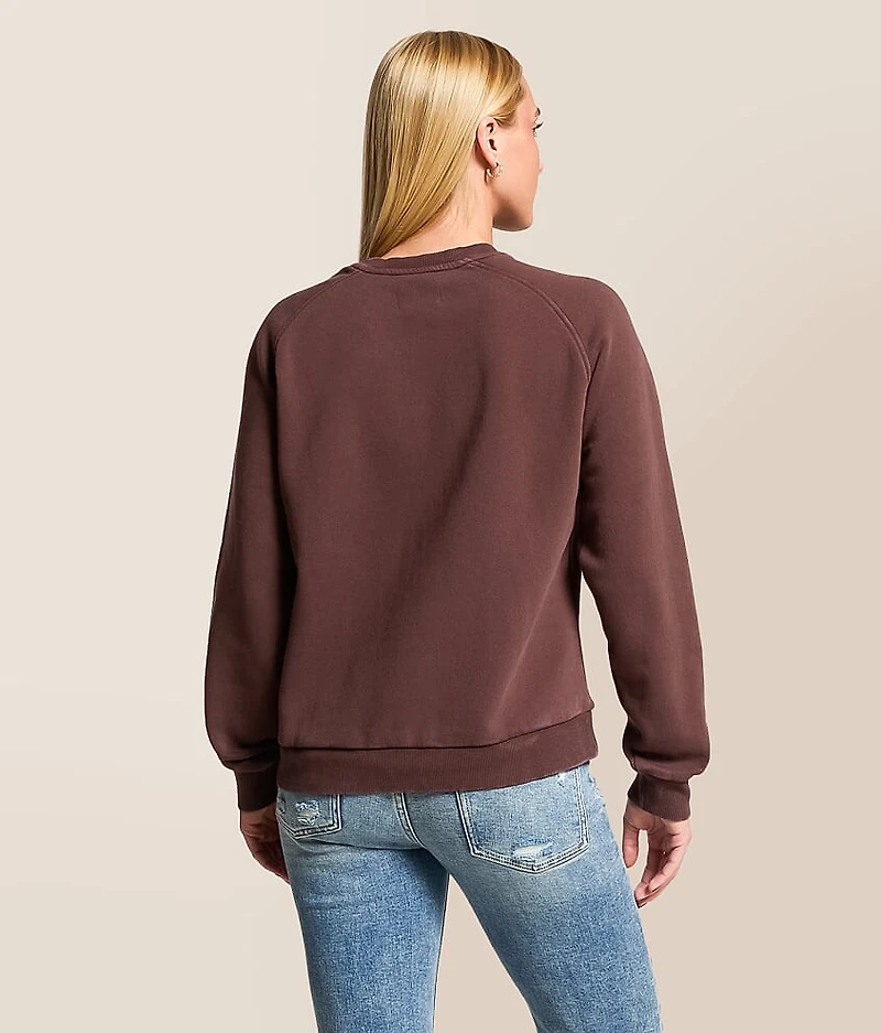 Nature Collage Oversized Pullover