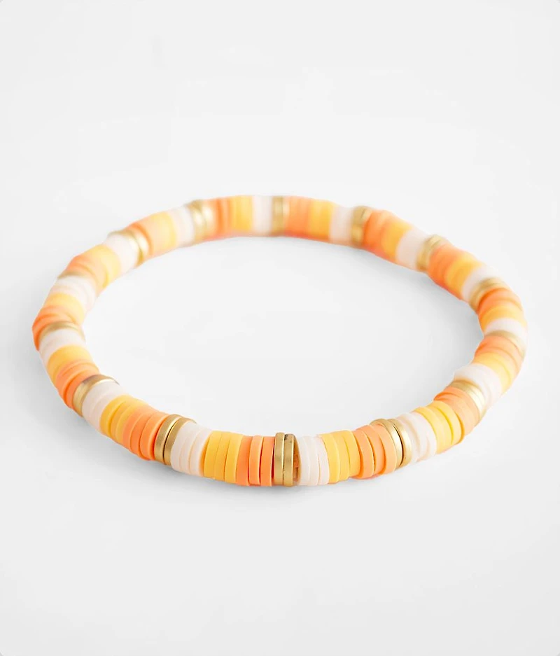 BKE Neon Disc Bead Bracelet