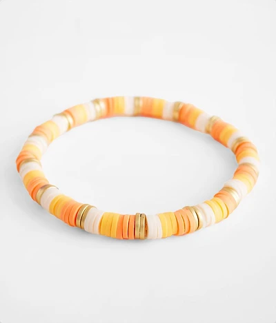 BKE Neon Disc Bead Bracelet