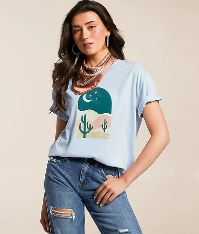 Desert Twilight Oversized T-Shirt