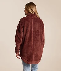 Leila Sherpa Fleece Insulated Jacket