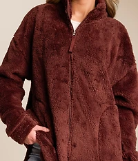 Leila Sherpa Fleece Insulated Jacket