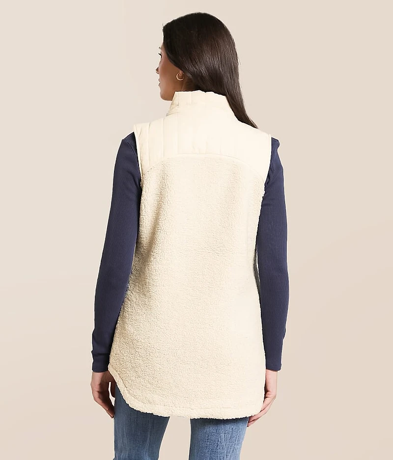 Vela Long Sherpa Vest