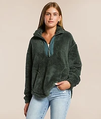 Leila Sherpa Fleece Insulated Pullover
