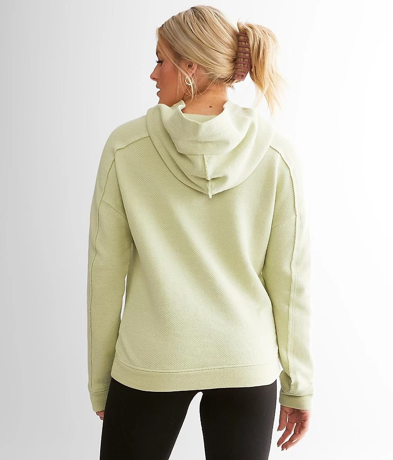 Rey Hooded Henley Pullover