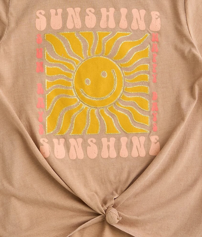 Girls - Front Tie T-Shirt