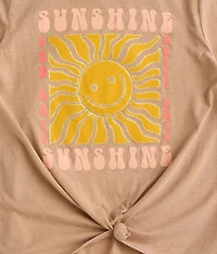 Girls - Front Tie T-Shirt
