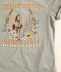 Girls - Wild Soul Kind Spirit T-Shirt