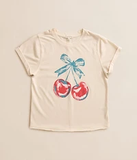 Girls - Watercolor Cherry T-Shirt