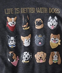Girls - Puppy Burnout T-Shirt
