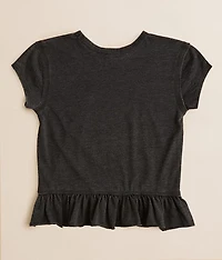 Girls - Let's Go Ruffle T-Shirt