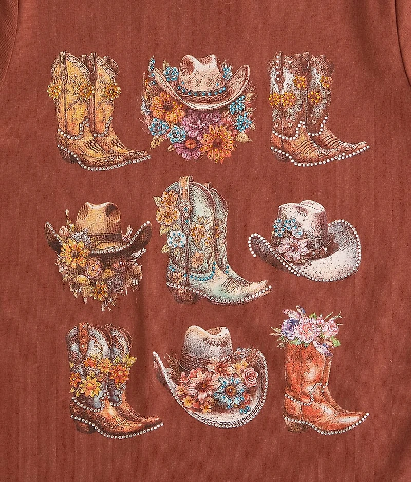 Girls - Boots & Hats T-Shirt