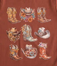 Girls - Boots & Hats T-Shirt