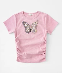 Girls - Wild & Free Ruched T-Shirt