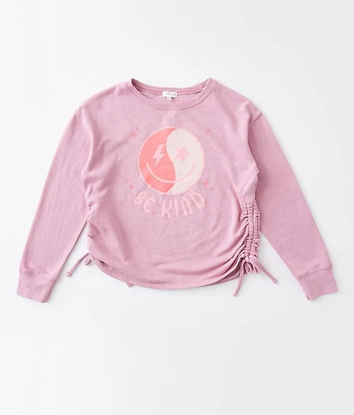 Girls - Be Kind Smiley Pullover