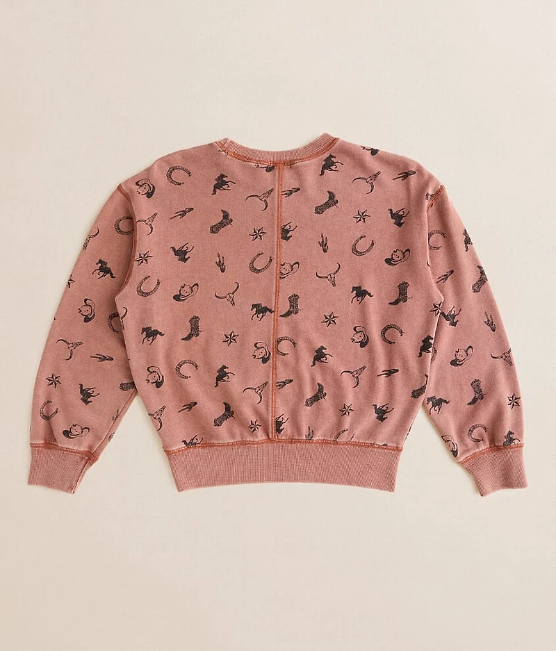 Girls - Western Icon Pullover