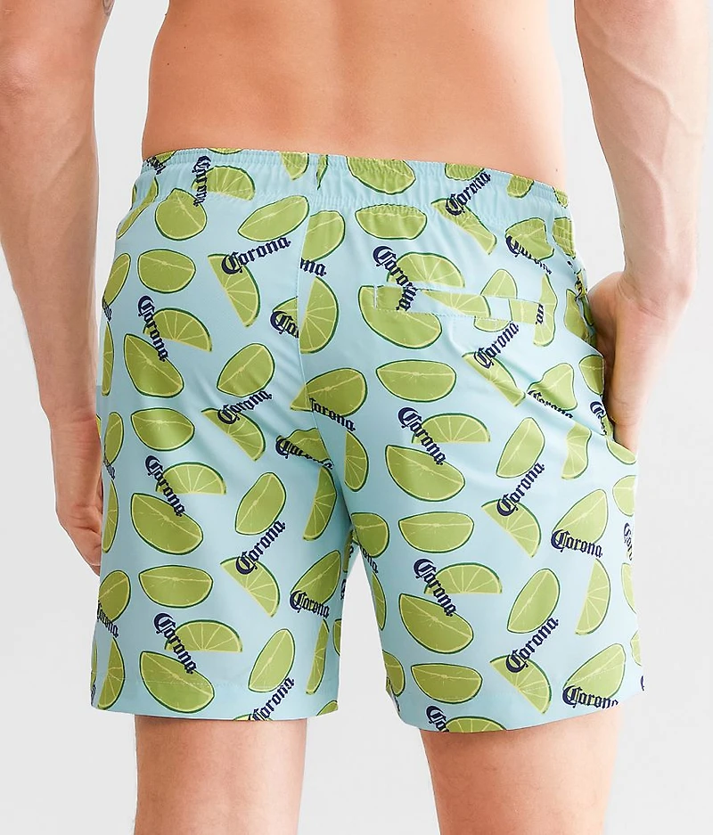 Corona® And Limes Swim Trunks