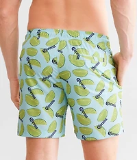 Corona® And Limes Swim Trunks