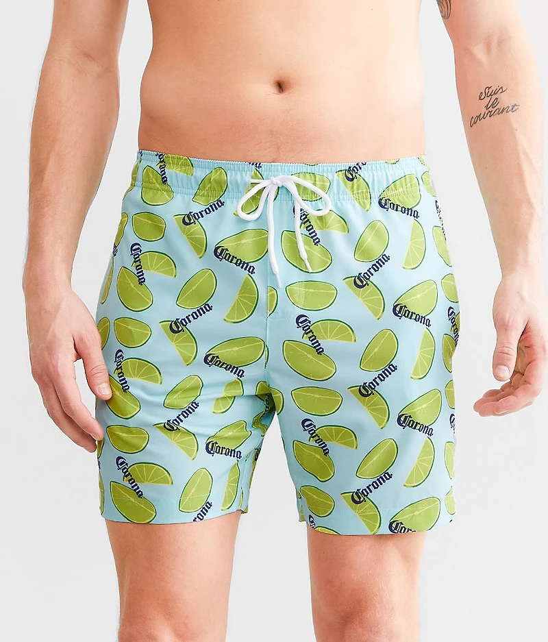 Corona® And Limes Swim Trunks