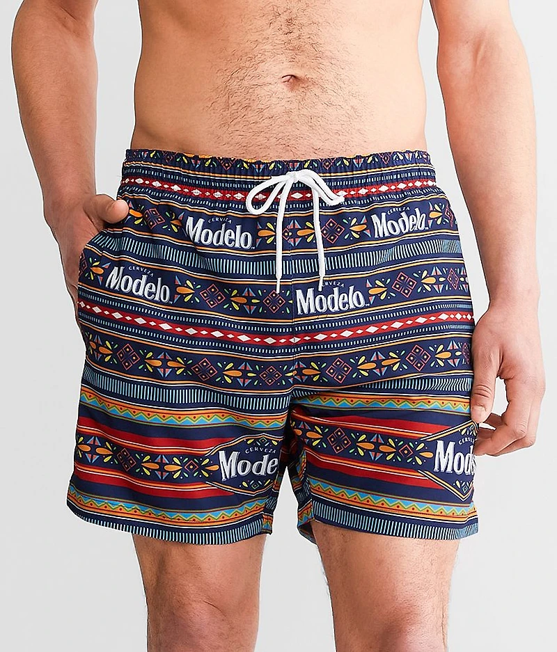 Modelo™ Striped Swim Trunks