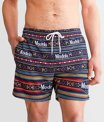 Modelo™ Striped Swim Trunks